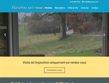 Tablet Screenshot of piquebois.com